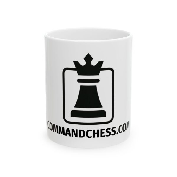 Ceramic Mug – Command Chess logo, 11oz